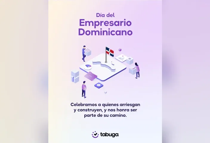 Tabuga Dominican entrepreneur day illustration